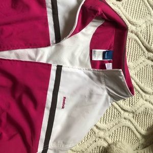 Reebok pink colored windbreaker